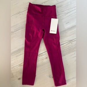 NWT Lululemon Invigorate HR Crop 23” Tights Size 0